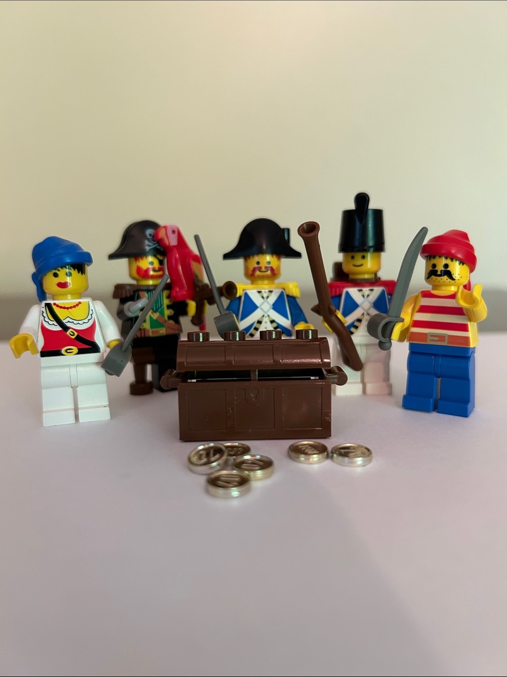Lego Pirates 6251 Minifigures, complete set, without box